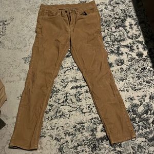 Brooks Brothers 5 pocket cords red fleece